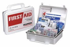 A first aid kit is a collection of supplies and equipment for use in giving first aid,1 and can put together for the purpose (by an individual or organization, for instance), or purchased complete. Grainger Approved First Aid Kit Kit Plastic Industrial 25 People Served Per Kit 488g80 54776 Grainger