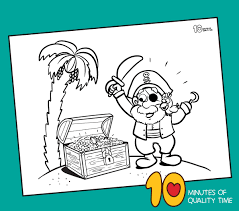 Coloring treasure map is a great opportunity to please and entertain young dreamers. Pirate S Treasure Coloring Page 10 Minutes Of Quality Time