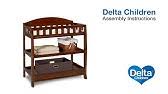 Plus, it has two handy storage shelves beneath. Delta Children Eclipse Changing Table Assembly Video Youtube
