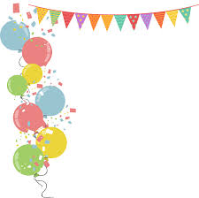 Colorful Border Balloon Illustration Vector Flags Party Happy Birthday Wallpaper Birthday Wallpaper Eid Stickers