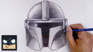 The mandalorian has quickly become a massive figure in the star wars universe. How To Draw The Mandalorian Sketch Tutorial Youtube