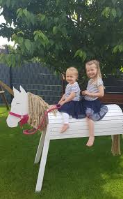 Diy Einhorn Aus Holz Voltigierpferd Voltigierpferd Holzpferd Garten Holzpferd Selber Bauen
