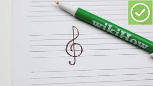 It's about the melody that plays in your head, the angelic tunes that conquer the hearts and minds of millions of people around the world. How To Draw A Treble Clef 8 Steps With Pictures Wikihow