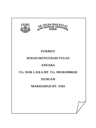 Bagi pegawai yang berhenti sila berurusan dengan unit perjawatan berkaitan notis berhenti dan sekiranya melibatkan pembayaran. Pekeliling Nota Serah Tugas Jpa Sedutan Majlis Serah Tugas Kp Rela Malaysia Ybhg Kpjr Zulkifli Abidin