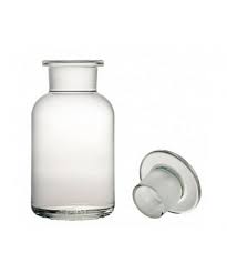 Antique glass apothecary bottle top stoppers. 1000ml Clear Glass Reagent Bottle Wide Mouth Ground Glass Stopper