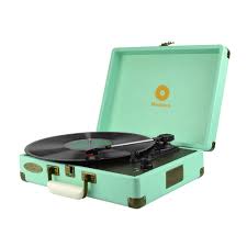 Victrola is a 100 year old company and has quite a lot of experience in original vintage record players. Buy Mbeat Woodstock Tiffany Blue Retro Record Player Online Rockit Record Players