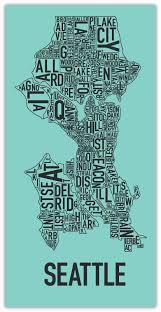 City Neighborhood Maps More By Ork Posters Seattle Neighborhoods The Neighbourhood Seattle
