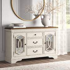 Fall in love with the whitesburg brown/cottage white dining room server by signature design by ashley at pricewise rent to own, locally owned and operated, proudly serving amherst, oh and surrounding areas since 2003! Kelly Clarkson Home Hayley 59 Wide 3 Drawer Sideboard Reviews Wayfair
