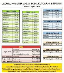 Kamu juga bisa mendapatkan informasi terlengkap tentang harga selain itu, pilihan rute kereta api yang tersedia di tiket.com juga sangat lengkap. Kota Solo A Twitteren Jadwal Kereta Api Solo Jogja Kutoarjo Madiun Terbaru Mulai Hari Ini 1 April 2015 Http T Co Flvpbqr2lm