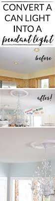 Home decor decorate with home accents. How To Convert A Recessed Light To A Pendant Light Designertrapped Com