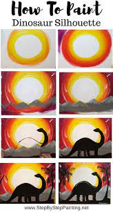 Mit dieser kostenlosen schritt für schritt anleitung zeige ich dir techniken, mit denen du realistisch aussehende augen mit acryl malen kannst. Dinosaur Painting Learn To Paint This Step By Step Dinosaurier Malen Leinwand Malerei Diy Malerei Lernen