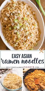 Asian Ramen Noodles In 2020 Side Dish Recipes Easy Side Dishes Easy Easy Asian Recipes