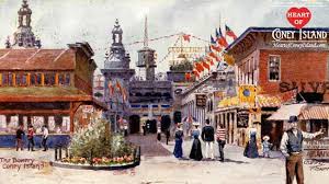 Timber racing is conducted over solid and immovable wooden rail fences that, in the most extreme case, may reach five feet (1.5 m) high. Coney Island History Steeplechase Park