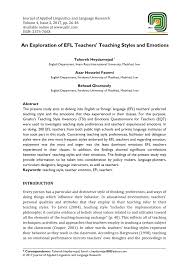 Is stands for isu semasa (also information systems and 1838 more). Pdf An Exploration Of Efl Teachers Teaching Styles And Emotions