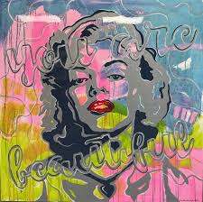 Marylin Monroe Painting by Hakob Hakobyan
