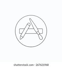 Although there are similar groupings of blue, red and green to that of free, paid apps generally appear to use more colors with less having one color on the majority of the icon. App Store Icons Free Vector Download Png Svg Gif