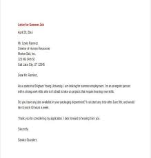 As requested, i am enclosing a completed job application, resume, endorsement letter, parent's consent, and copy of grades. Application Letter Immersion