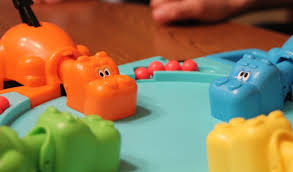 Classic hungry hippos game has 4 hippo heads and bodies plus marbles for them to chomp. The Life Size Hungry Hungry Hippo Game At Irish Cowboy Means Your Thursday Night Is Planned Houstonia Magazine