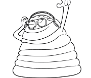 Hotel transylvania blobby coloring pages. Hotel Transylvania 2 Coloring Pages Dennis Mantappu Colors