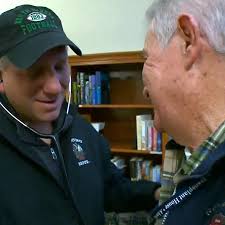 Watch poignant moment father hears dead son's heart beating inside man he  saved