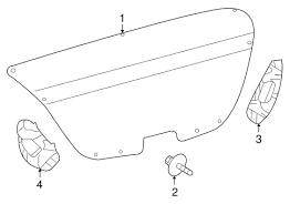 Car rear trunk cargo floor mat for toyota corolla 4 door sedan saloon e210. Interior Trim Trunk For 2013 Toyota Corolla Toyota Parts Center