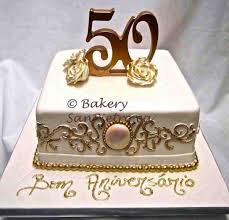 The cake was shaped and decorated as gold champagne bucket. 50th Anniversary Cake Wedding Anniversary Cakes 50th Wedding Anniversary Cakes 50th Anniversary Cakes