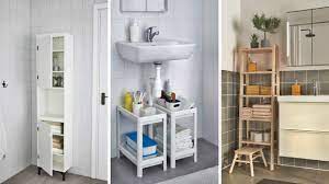 Mount a craft store shadow box over the toilet paper for a quick and easy shelf. 17 Small Bathroom Storage Ideas Ikea Youtube