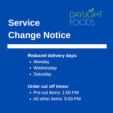 All this time it was owned by daylight foods inc., it was hosted by pantheon and google llc. Service Change Notice Daylight Foods