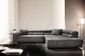 Modernes Ecksofa Careno Strukturstoff Grau Mit Kopfteilverstellung Von Candy Lifestyle Riess Ambiente Onlineshop Couch Grau Wohnzimmer Ecksofa Graue Mobel