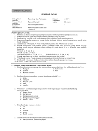Check spelling or type a new query. Soal Pemeliharaan Chasis Dan Suspensi Kelas Xii