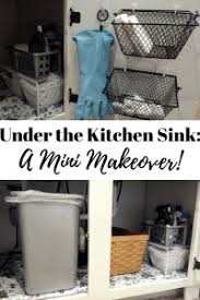 organize under the kitchen sink, dollar