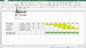 how to make an s curve in excel from ms project in construction