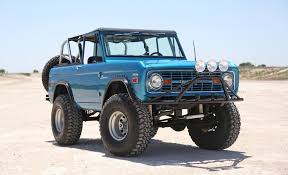 Classic Ford Bronco Beautiful Blue Paint Timkhana Ford Bronco Old Ford Bronco Classic Ford Broncos