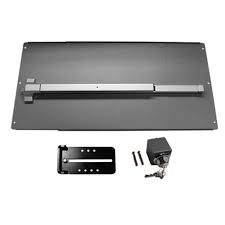 We have undergone testing on 3/4″ tempered glass doors up to 120″ tall and our pl100 panic device meets or exceeds the testing requirements. Panic Hardware Can Be Installed On Most Gates