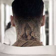 Neck tattoos for men, although being not large enough to cover big designs, a significant collection of tattoo designs checkout more cool tattoo ideas for men at: Andy Blanco On Instagram Healed Work On Josef Loco Sometimes It Can Be A Real Challenge To Make Neck Tattoo Neck Tattoo For Guys Back Of Neck Tattoo Men