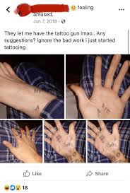 Modern tattoo machines run on alternating current produced by coils and a capacitor. There Should Be A Test You Have To Take Before You Allowed To Get Tattoo Guns Shittytattoos