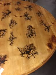 Fractal Burn Table Top Dusekartdesigns Fractals Wood Art Fractal Patterns