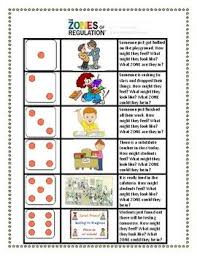 Zones Of Regulation Roll A Situation Zones Of Regulation Group Games For Kids Emotional Regulation