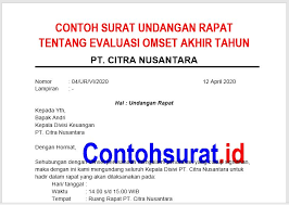 Agenda rapat strategi meningkatkan omzet penjualan produk. Contoh Surat Undangan Rapat Tentang Evaluasi Omset Akhir Tahun