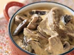 Lengua With Three Mushroom Sauce Recipe Recipes Stuffed Mushrooms Mushroom Sauce