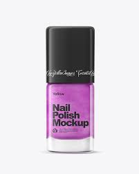 Download Nail Polish Mockup W Matte Cap In Bottle Mockups On Yellow Images Object Mockups PSD Mockup Templates