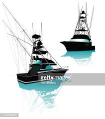 Download Fishing Boat Graphic Silhouette Illustrations Of Two Fishing Boats Boat Silhouette Boat Vector Silhouette Illustration