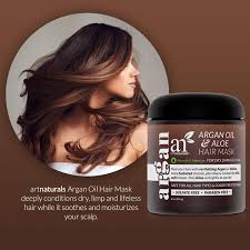 Cover your head with a hot towel to allow it to seep deep into your scalp. Buy Artnaturals Argan Hair Mask Conditioner 8 Oz 226g Deep Conditioning Treatment Organic Jojoba Oil Aloe Vera Keratin Repair Dry Damaged Color Treated Natural Hair Growth Sulfate