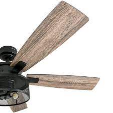 Black flush mount ceiling fan farmhouse. Honeywell Carnegie Ceiling Fan Matte Black Finish 52 Inch 50614 Honeywell Store