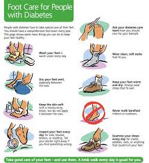 Chart Of Foot Care For Diabetic Foot Problems Kesehatan Dokter