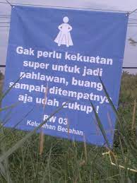 Gambar poster buang sampah pada tempatnya. Yukk Buang Sampah Pada Tempatnya Kelurahan Bedahan