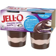 Refrigerate at least 2 hours before serving. Jell O Sugar Free Chocolate Vanilla Swirls Reduced Calorie Pudding Snacks 4pk Cups Hy Vee Aisles Online Grocery Shopping