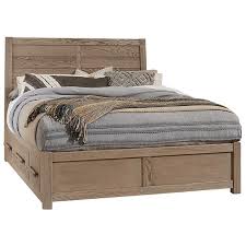 The clear lacquer finish beautifully highlights the prominent oak grain. Vaughan Bassett Beds Latitudes 254 557 Queen Horizontal Weave Bed Natural Oak Queen From Al Mart Furniture Bedding