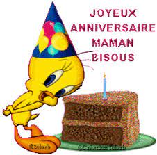 Joyeux anniversaire gif animé avec musique. Tweety Joyeux Anniversaire Maman Sticker Gif Gfycat