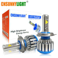 Cnsunnylight H4 H13 Hi Lo Car Led Headlight High Power Hb2 9003 9007 Hb5 9004 Hb1 40w X2 White 6000k Bulbs Replace Bi Xenon Lamp Affiliate